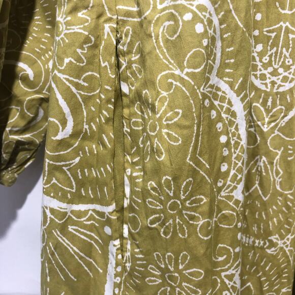 Anthropologie X Long-Sleeve V-Neck Dress Multicolor Size M NWT - Picture 7 of 10